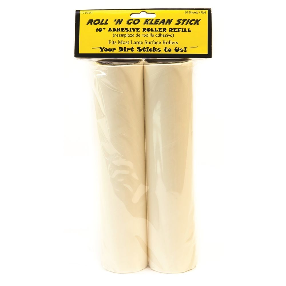 Crown Products® Roll N Go Klean Stick 10 Inch Adhesive Lint Roller Refill